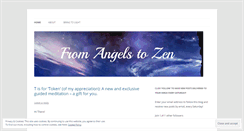 Desktop Screenshot of fromangelstozen.com